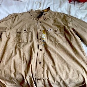 Carhartt XL button up light weight shirt